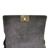 Chanel Boy Medium Grey Suede Ruthenium