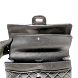 Chanel Reissue 2.55 Maxi Black Patent Leather Ruthenium