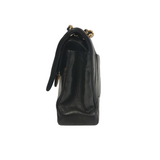 Chanel Classic Double Flap Chevron Black Lambskin Gold