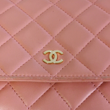 Chanel WoC Pink Lambskin Gold