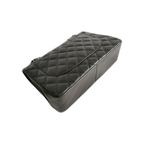 Chanel Classic Double Flap Jumbo Black Lambskin Silver