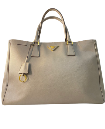 Prada Grey Tote Bag