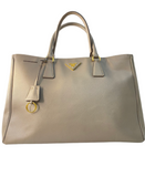 Prada Grey Tote Bag