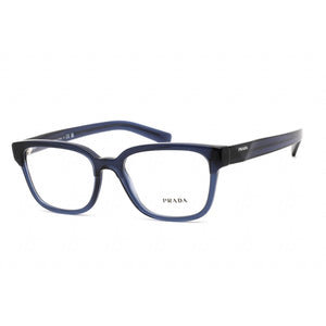 Prada 0PR 04YV Eyeglasses Transparent Blue/Clear demo lens-AmbrogioShoes