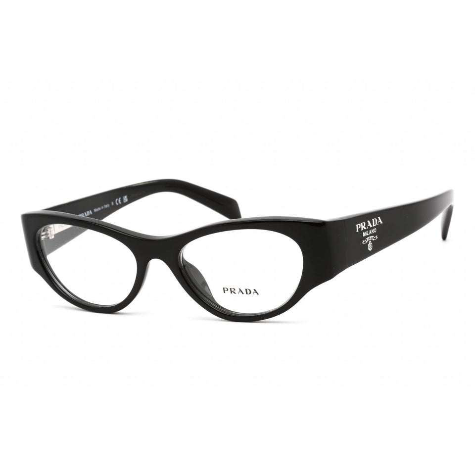 Prada 0PR 06ZV Eyeglasses Black / Clear Lens-AmbrogioShoes
