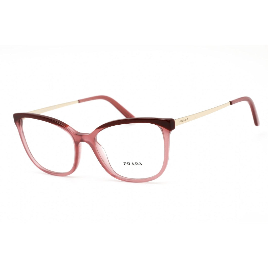 Prada 0PR 07WV Eyeglasses Bordeaux/Opal Cherry/Clear demo lens-AmbrogioShoes