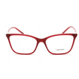 Prada   08WV Eyeglasses Transparent Burgundy/Clear demo lens