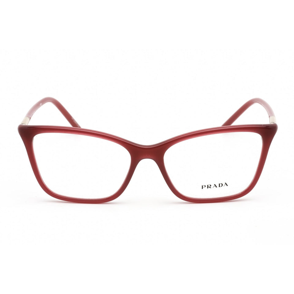 Prada   08WV Eyeglasses Transparent Burgundy/Clear demo lens