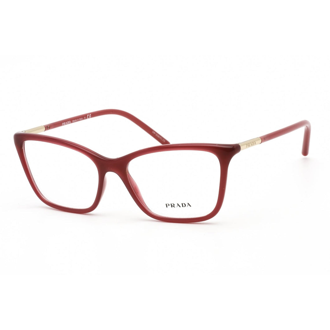 Prada 0PR 08WV Eyeglasses Transparent Burgundy/Clear demo lens-AmbrogioShoes