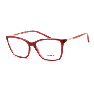 Prada 0PR 08WV Eyeglasses Transparent Burgundy/Clear demo lens-AmbrogioShoes
