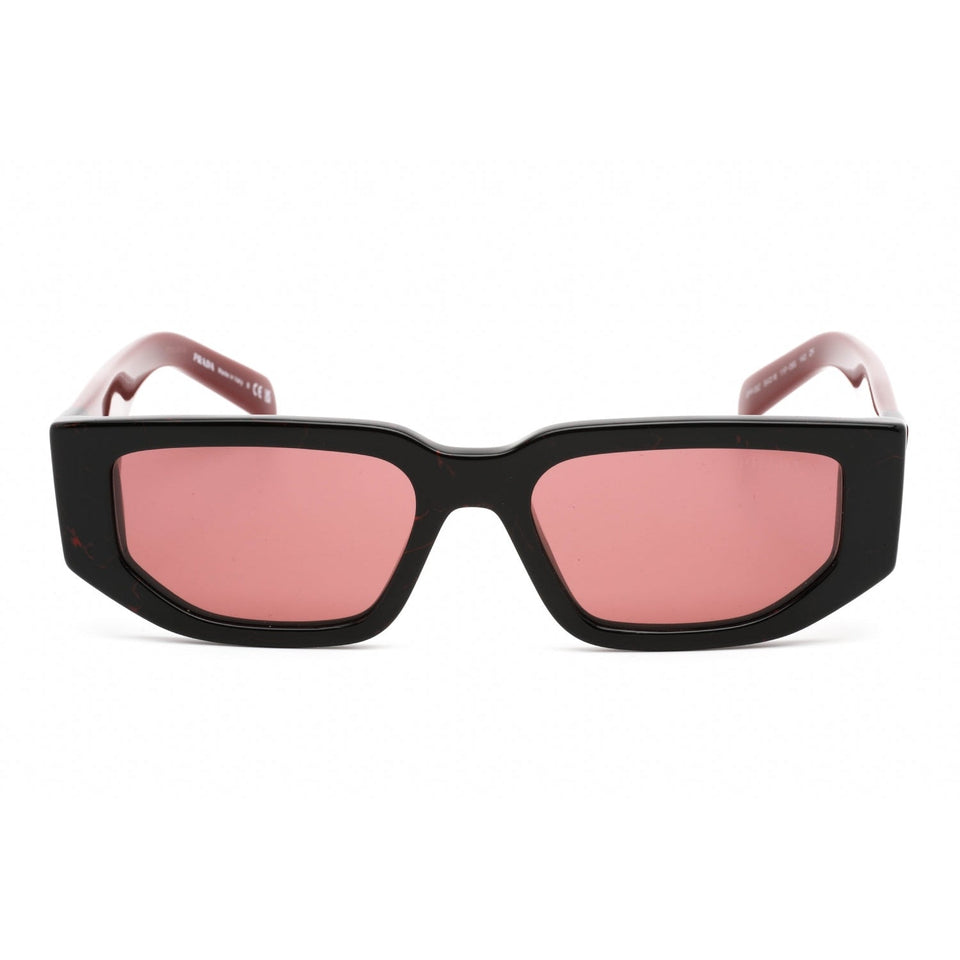 Prada   09ZS Sunglasses Black Etruscan Marble / Dark Violet Women's