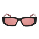 Prada   09ZS Sunglasses Black Etruscan Marble / Dark Violet Women's