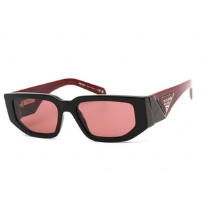 Prada 0PR 09ZS Sunglasses Black Etruscan Marble / Dark Violet-AmbrogioShoes