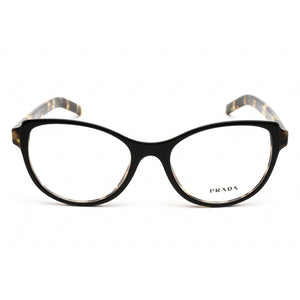Prada   12VV Eyeglasses Top Black / Havana / Clear Lens