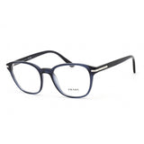 Prada 0PR 12WV Eyeglasses Transparent Blue/Clear demo lens-AmbrogioShoes
