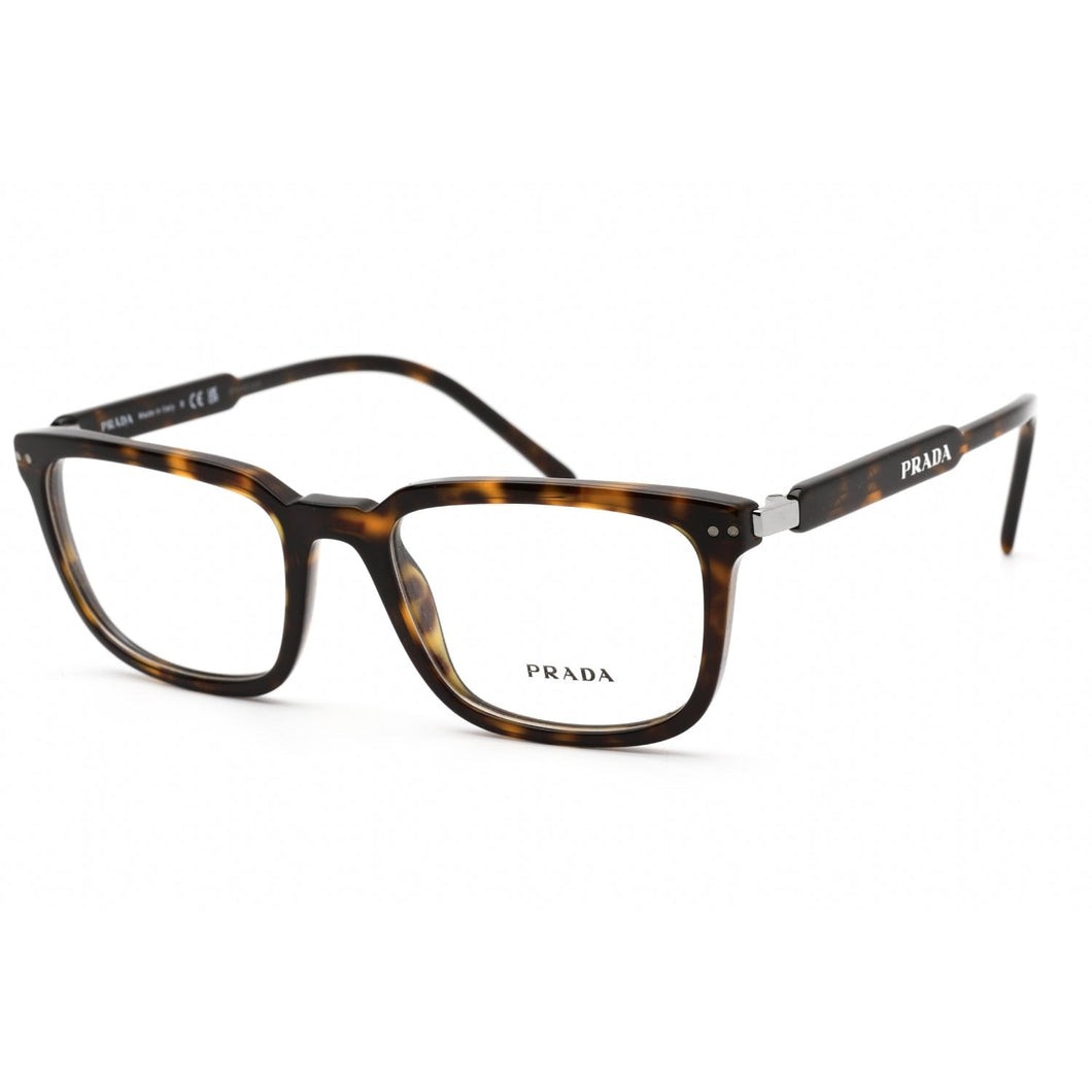 Prada 0PR 13YV Eyeglasses Dark Havana/Clear demo lens-AmbrogioShoes