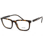 Prada 0PR 13YV Eyeglasses Dark Havana/Clear demo lens-AmbrogioShoes