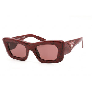 Prada 0PR 13ZS Sunglasses Bordeaux / Dark Violet-AmbrogioShoes