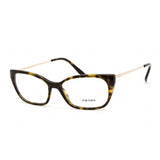 Prada 0PR 14XV Eyeglasses Dark Havana / Clear Lens-AmbrogioShoes