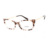 Prada 0PR 14XV Eyeglasses Orchid Tortoise/Clear demo lens-AmbrogioShoes