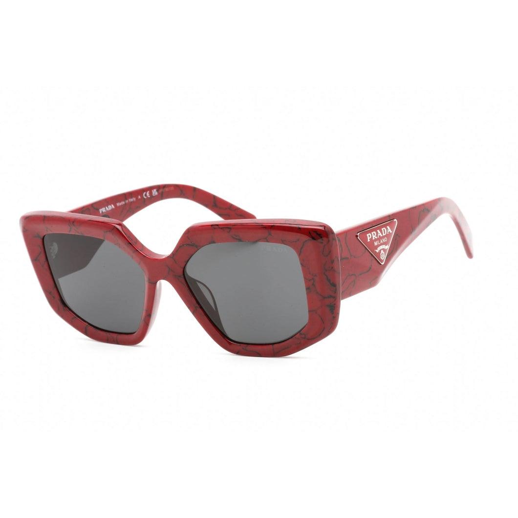 Prada 0PR 14ZSF Sunglasses Etruscan Marble / Dark Grey-AmbrogioShoes
