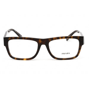 Prada   15YVF Eyeglasses Havana / Clear demo lens