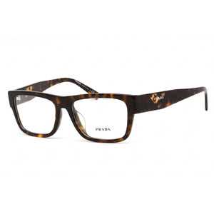 Prada 0PR 15YVF Eyeglasses Havana / Clear demo lens-AmbrogioShoes