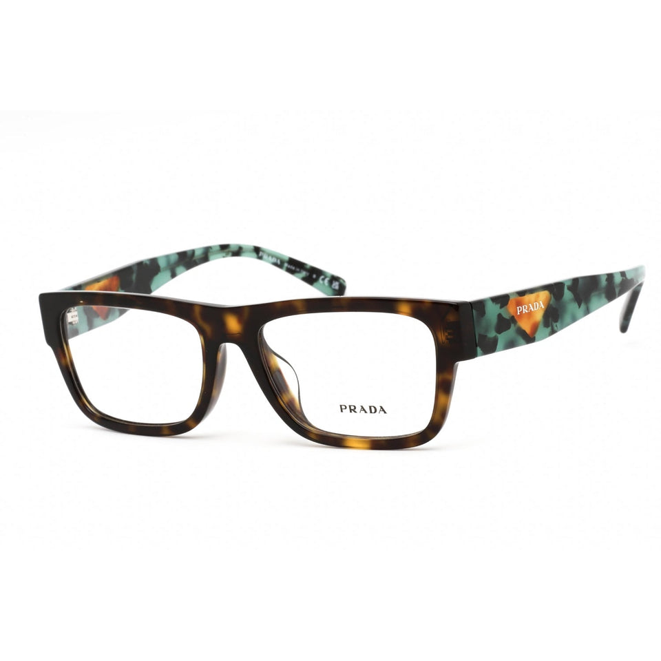 Prada 0PR 15YVF Eyeglasses Tortoise / Clear demo lens-AmbrogioShoes
