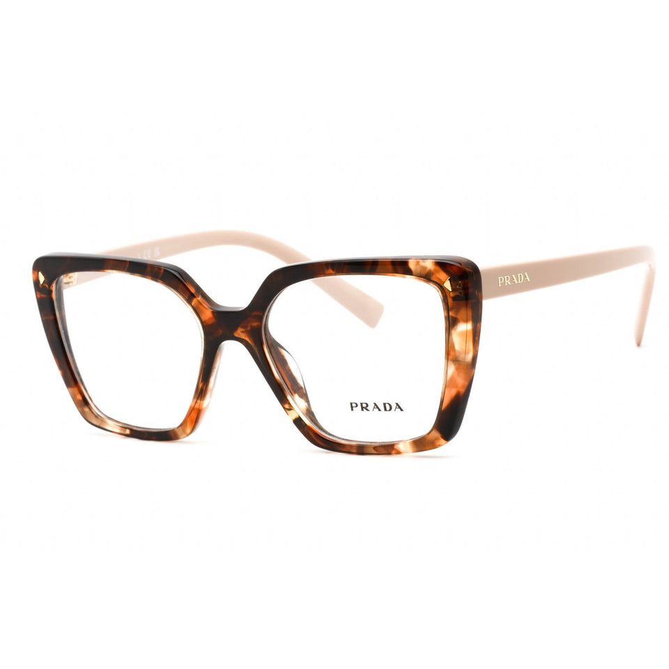 Prada 0PR 16ZV Eyeglasses Rose Tortoise / Clear Lens-AmbrogioShoes