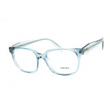 Prada 0PR 17ZV Eyeglasses Crystal Blue / Clear Lens-AmbrogioShoes
