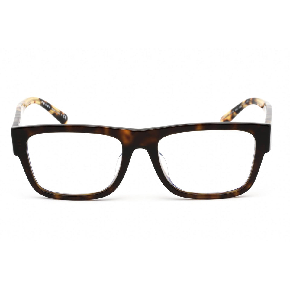Prada   28YSF Eyeglasses Havana/Clear demo lens