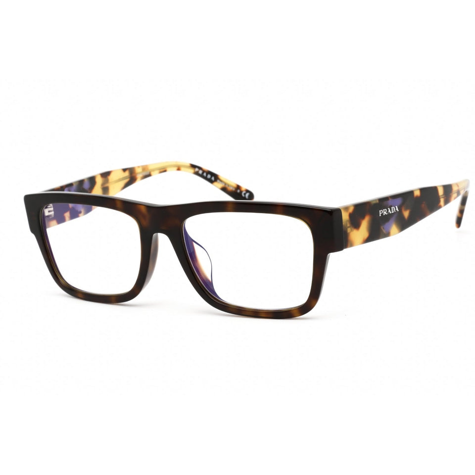 Prada 0PR 28YSF Eyeglasses Havana/Clear demo lens-AmbrogioShoes