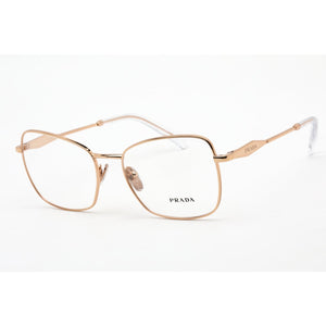 Prada 0PR 53ZV Eyeglasses Pink Gold / Clear demo lens-AmbrogioShoes