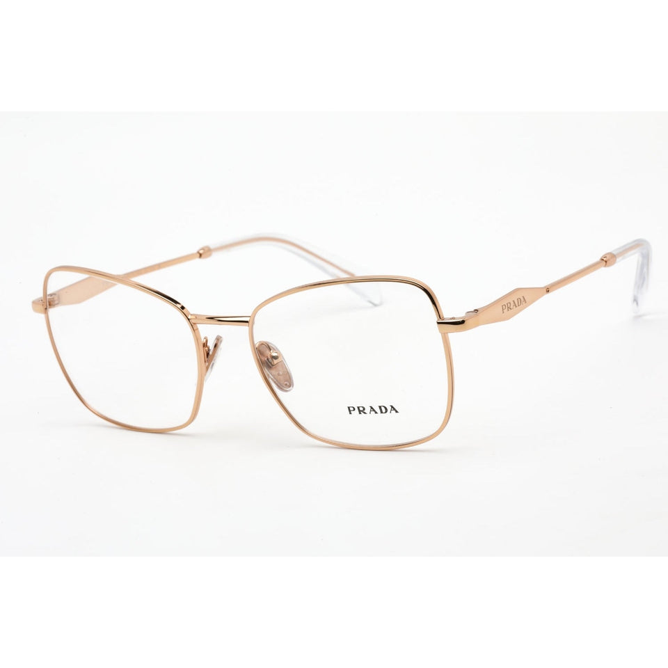 Prada 0PR 53ZV Eyeglasses Pink Gold / Clear demo lens-AmbrogioShoes