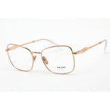 Prada 0PR 53ZV Eyeglasses Pink Gold / Clear demo lens-AmbrogioShoes