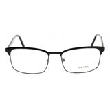 Prada   54WV Eyeglasses Black/Clear demo lens