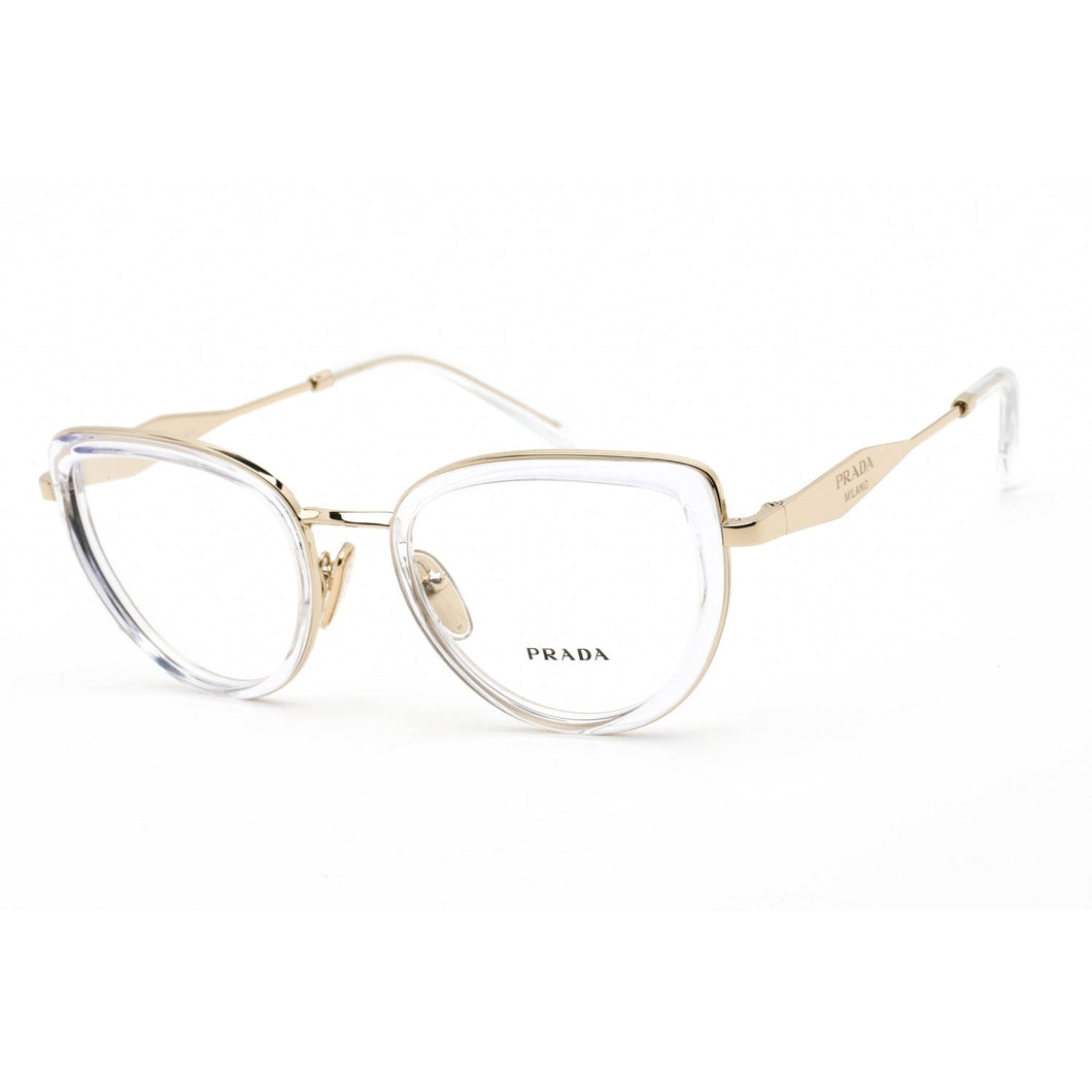 Prada 0PR 54ZV Eyeglasses Crystal/Clear demo lens-AmbrogioShoes