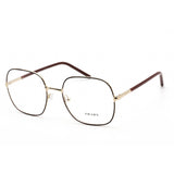 Prada 0PR 56WV Eyeglasses Bordeaux / Clear Lens-AmbrogioShoes
