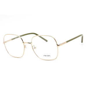 Prada 0PR 56WV Eyeglasses Pale Gold / Clear Lens-AmbrogioShoes