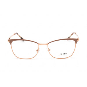 Prada   57WV Eyeglasses Pink Gold/Clear demo lens