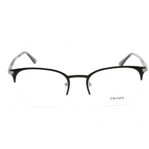 Prada   57YV Eyeglasses Black/Clear demo lens