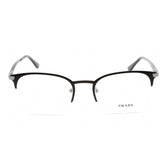 Prada   57YV Eyeglasses Black/Clear demo lens