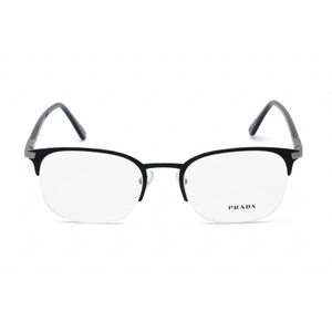 Prada   57YV Eyeglasses Matte Blue/Clear demo lens