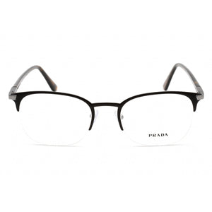 Prada   57YV Eyeglasses Matte Brown/Clear demo lens