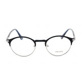 Prada   58YV Eyeglasses Matte Blue / Clear Lens