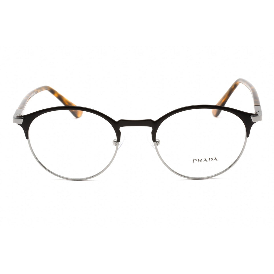 Prada   58YV Eyeglasses Matte Brown/Clear demo lens