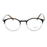 Prada   58YV Eyeglasses Matte Brown/Clear demo lens