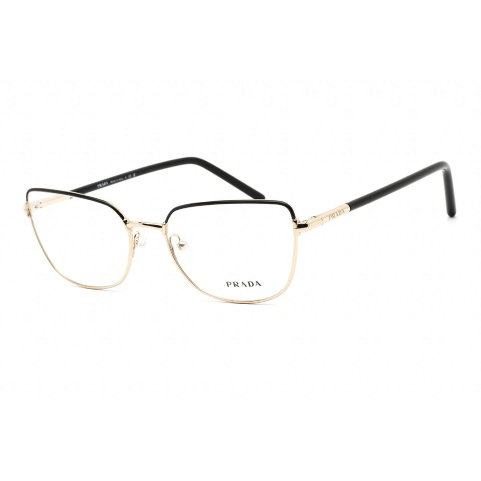 Prada 0PR 59YV Eyeglasses Pale Gold/Clear demo lens-AmbrogioShoes
