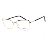 Prada 0PR 59YV Eyeglasses Pale Gold/Clear demo lens-AmbrogioShoes