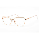 Prada 0PR 59YV Eyeglasses Pink Gold / Clear Lens-AmbrogioShoes